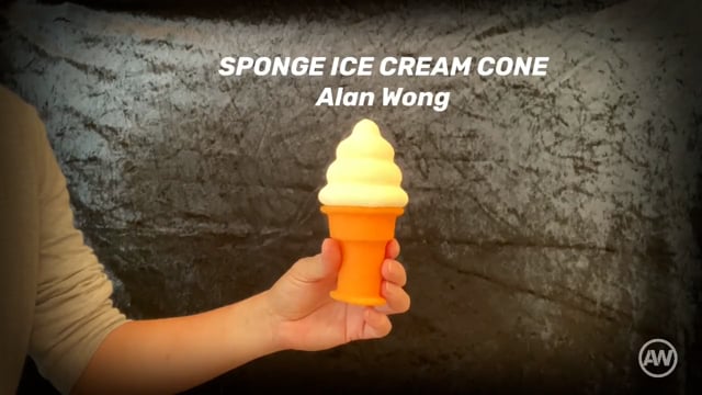 Video Sponge Ice Cream Cone (2 Cones) by Alan Wong - Trick