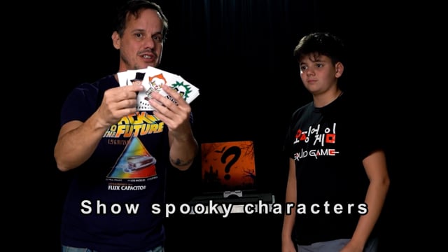 Video QR HALLOWEEN PREDICTION FRANKENSTEIN (Gimmicks and Online Instructions) by Gustavo Raley - Trick (VT)