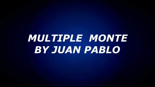 Video MULTIPLE MONTE STAGE by Juan Pablo - Trick