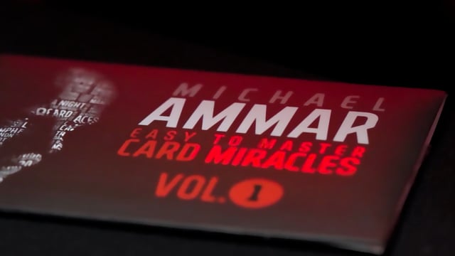 Video Easy to Master Card Miracles (Gimmicks and Online Instruction) Volume 1 by Michael Ammar - Trick (VT)