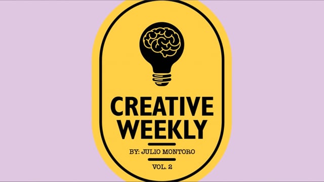 Video CREATIVE WEEKLY VOL. 2 LIMITED (Gimmicks and online Instructions) by Julio Montoro - Trick