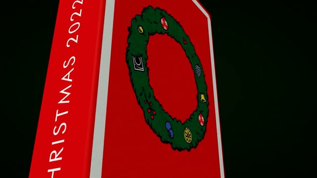 Video Orbit Christmas V2 Playing Cards