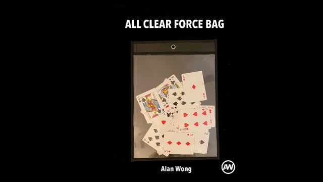 Video All Clear Force Bag (2pk.) by Alan Wong - Trick