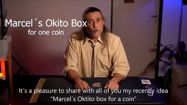 Video Marcel s Okito Box DOLLAR SIZE (Gimmicks and Online Instructions) by Marcelo Manni - Trick