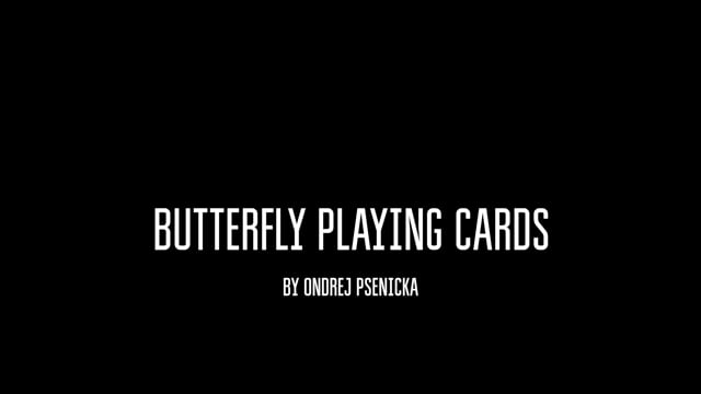 Video Butterfly Playing Cards (Royal Purple Edition)
