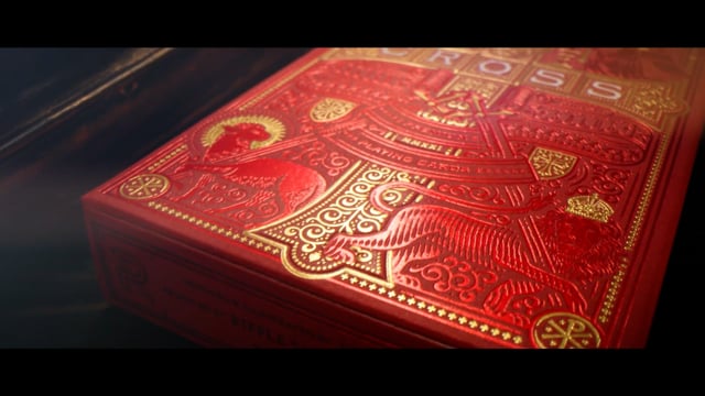Video The Cross (Admiral Angels) Playing Cards by Peter Voth x Riffle Shuffle