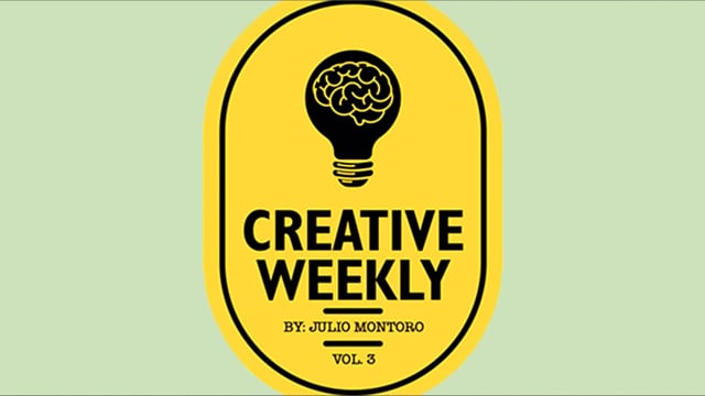 Video CREATIVE WEEKLY VOL. 3 LIMITED (Gimmicks and Online Instructions) by Julio Montoro - Trick