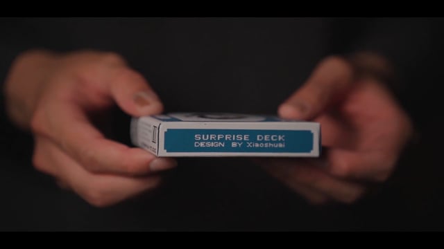 Video Surprise Deck V5 (Red) Playing cards by Bacon Playing Card Company (VT)