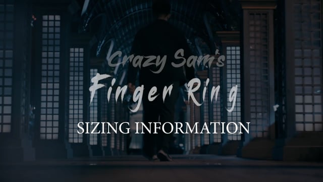 Video Hanson Chien Presents Crazy Sam's Finger Ring SILVER / EXTRA LARGE (Gimmick and Online Instructions) by Sam Huang - Trick (VT)