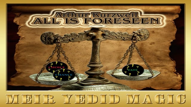 Video All is Foreseen (Gimmicks and Online Instructions) by Arthur Kurzweil - Trick