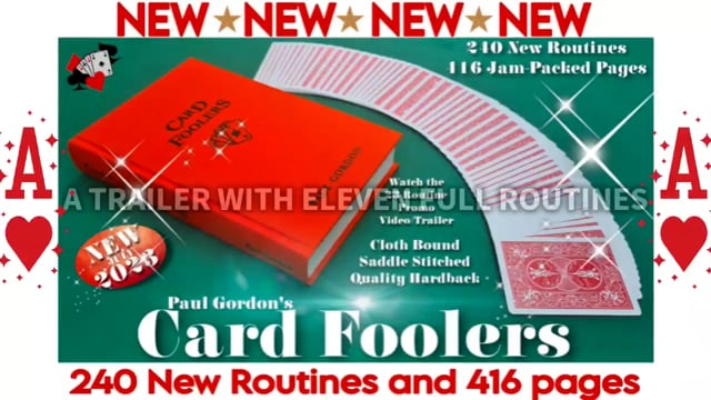 Video CARD FOOLERS by Paul Gordon - Book