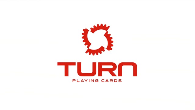 Video TURN (Blue) Playing Cards by Mechanic Industries - Trick