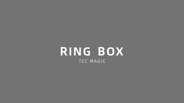 Video Magic Ring Box (Red) by TCC - Trick
