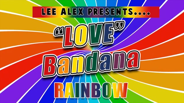 Video Love Bandana - Rainbow by Lee Alex