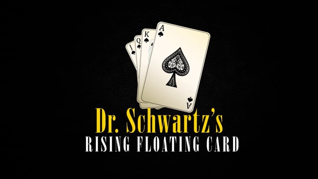 Video DR. SCHWARTZ'S RISING FLOATING CARD     (Poker) by Dr. Schwartz - Trick