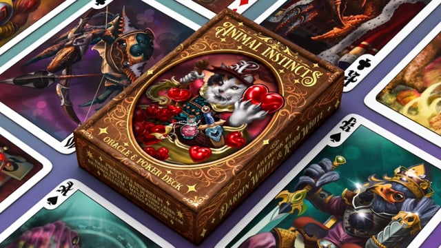 Video The Animal Instincts Poker and Oracle (Minstrel) Playing Cards