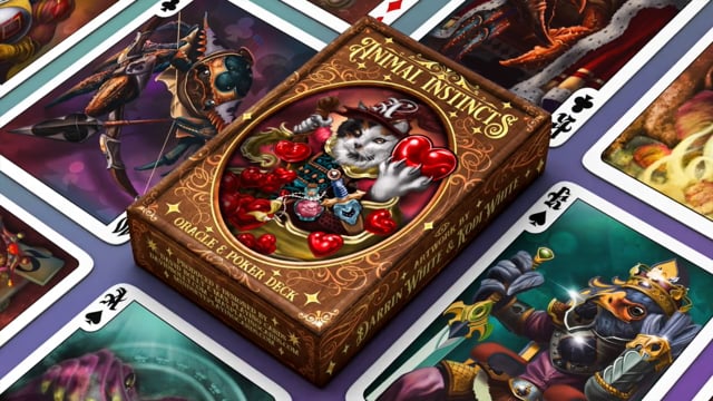 Video The Animal Instincts Poker and Oracle (Wizard) Playing Cards (VT)