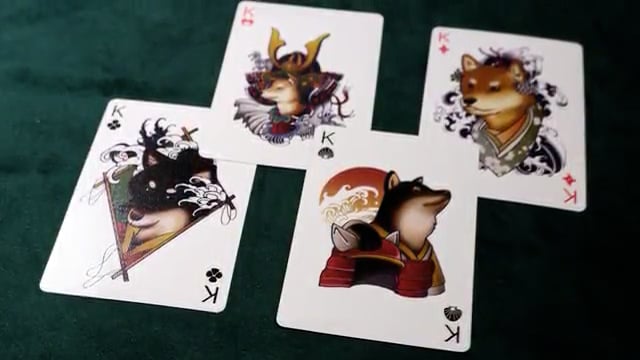 Video Akita Playing Cards by Blue Moon Co