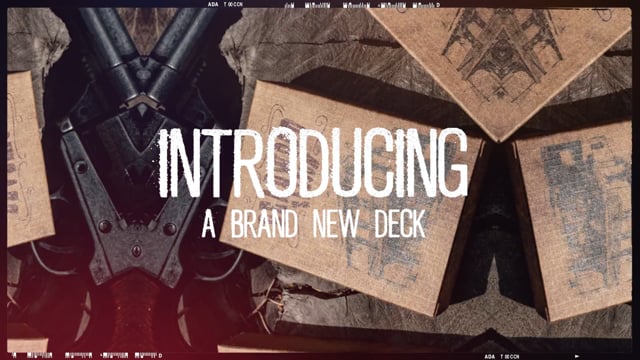 Video Deadwood Marked (Red) Playing Cards  by Matthew Wright and Mark Bennett