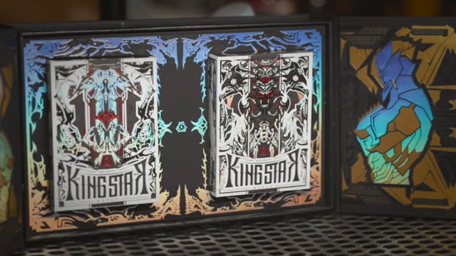 Video Knights on Debris (Thunder Armor Collector's Set) Playing Cards by KINGSTAR (VT)