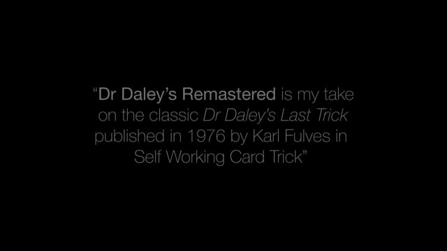Video DR DALEY REMASTERED by Jordan Victoria (King)