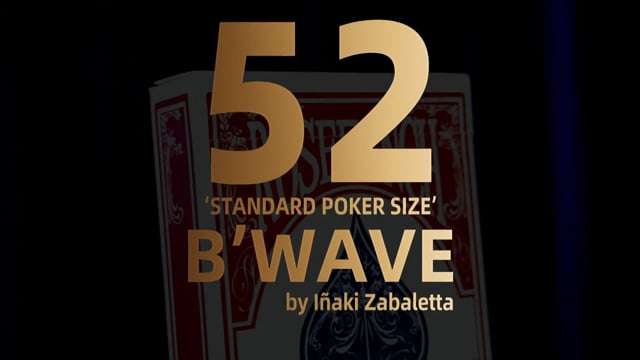 Video 52 B'Wave (Poker Size) by Iñaki Zabaletta