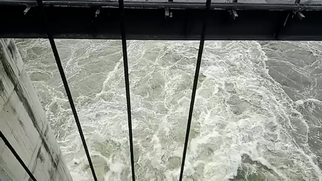 बाभाली बांध 14 दवारजे सुप्रीम कोर्ट के आदेश पर 1 जुलाई बांध कोले गए कुछ दिनों बाद दरवाजे बंद किये जायेंगे 