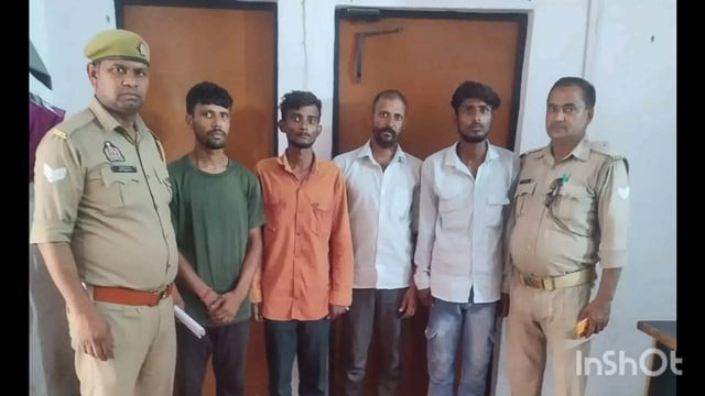 मथुरा: थाना यमुनापार पुलिस द्वारा हत्या के प्रयास के मामले में वांछित 04 अभियुक्त गिरफ्तार घटना में प्रयुक्त तमंचा बरामद