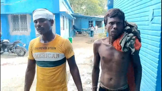 जमीन मापी कराने के दौरान हुआ मारपीट, दो जख्मी।