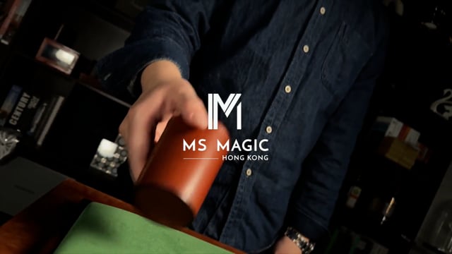 Video MS Leather Chop Cup by Bond Lee & MS Magic (Black)