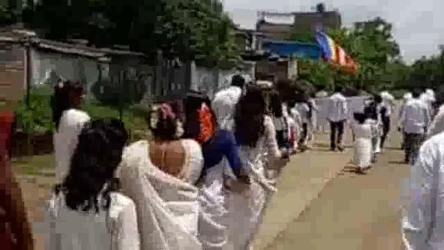 बनशेळकी येथे धम्म शिबिराचा रॅली काढून समारोप