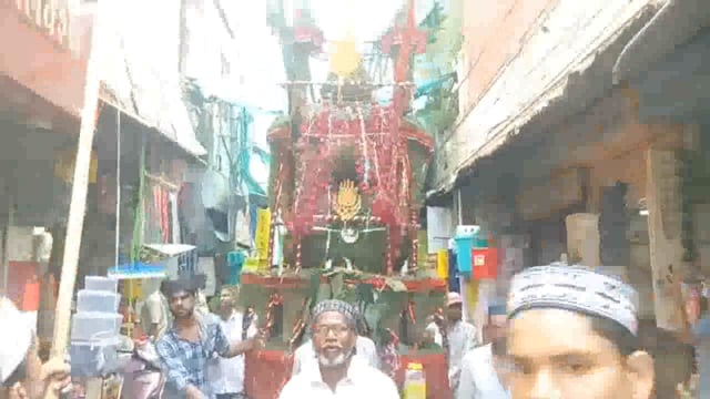 यौमे असूरा दशवी मोहर्रम का ताजिया जुलूस कुरेश नगर मंडी से निकाला गया