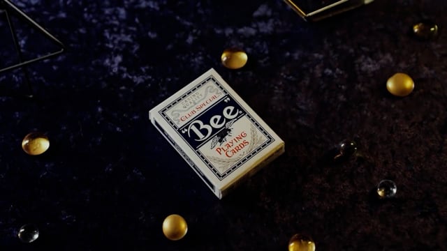 Video Limited Bee X Cherry (Blue) Playing Cards
