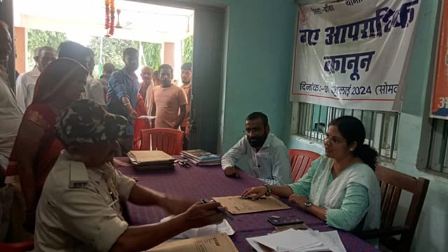 थाना परिसर में लगाए गए जनता दरबार में सात मामलों का हुआ निष्पादन।