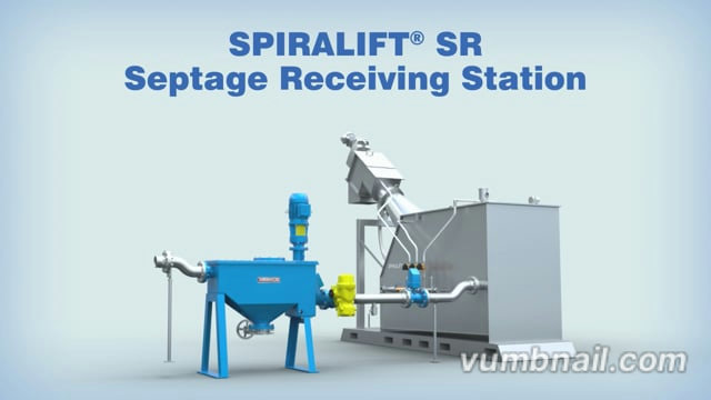 Spiralift SR Septage Receiving Station
