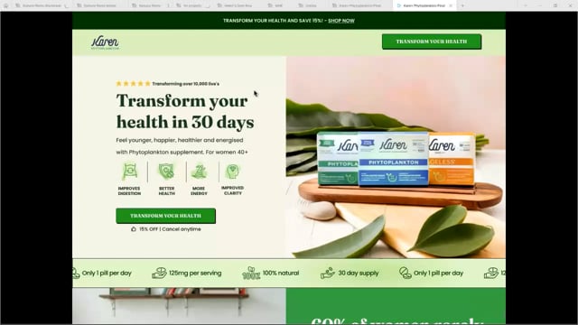 landing page designers - Semiloore O.'s portfolio image