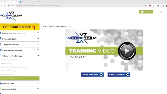 Start Traffic - Done For You