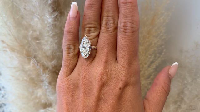 4.57ct Marquise Engagement Ring - Video