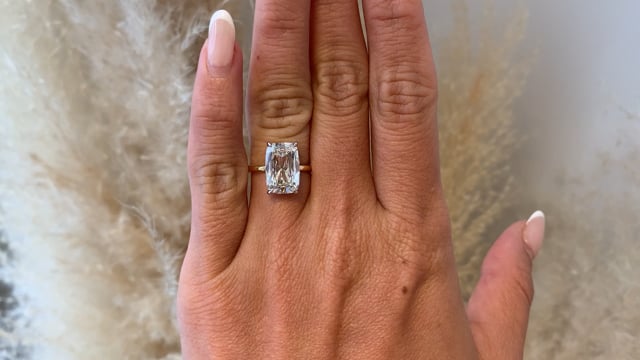 3.03ct Cushion Engagement Ring - Video