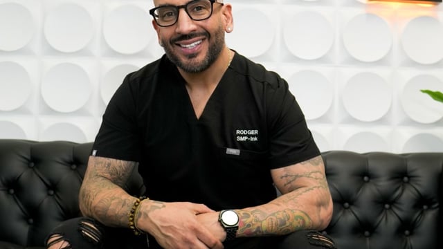 Rodger Ponce co-founder SMP Ink SF demonstrating advanced paramedical tattooing Danville California