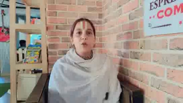 महिला साधु कर रही हैं अनिरुद्ध आचार्य के बयान का विरोध