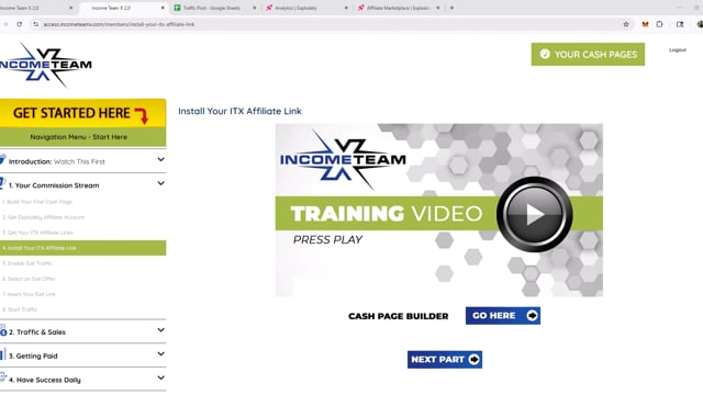 Install Your ITX Affiliate Link
