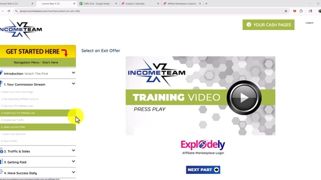Select an Exit Offer