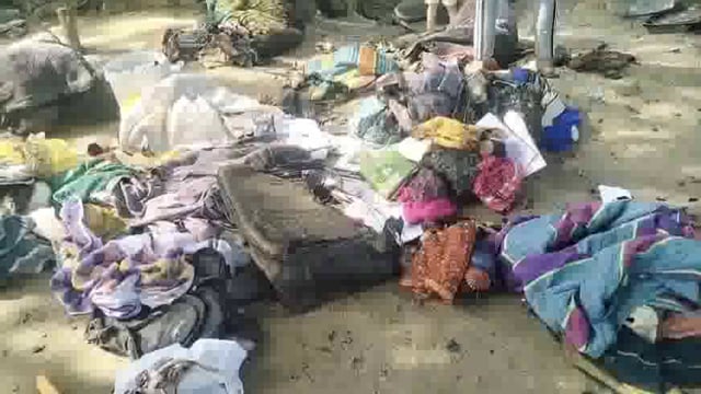 श्रीजी कुंज विहार कॉलोनी में चाय बनाते वक्त फटा रसोई सिलेंडर घर का सामान जलकर खाक