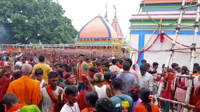 100000 से ज्यादा श्रद्धालुओं ने बाबा ज्येष्ठगौरनाथ महादेव पर किया जलाभिषेक।