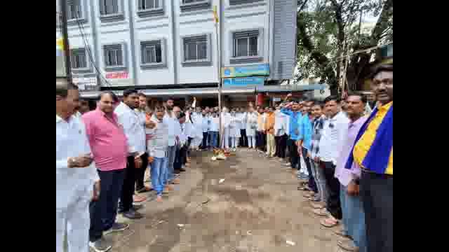 छत्रपती शिवाजी महाराज चौकात गणेश मंडप उभारणीचे पूजन