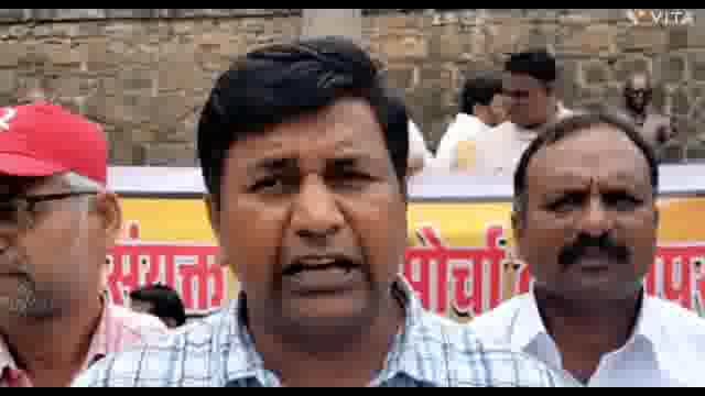 आज कोल्हापूर मे ऐतिहासिक बिंदू चौक में किसान भाई और कर्मचारी ने डोनाल्ड ट्रम्प का पुतला जलाया और शासन का  निषेध व्यक्त किया ।