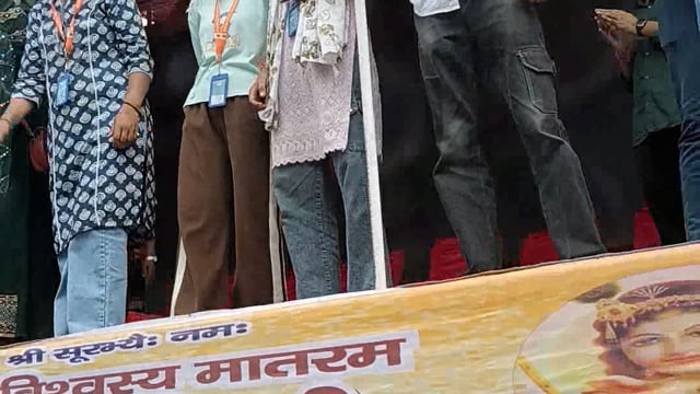 15 August ka jasn manate hue bacche Saharanpur Shahar ke andar jabardast tarike se 15 August ka jakhm banaya ja raha hai