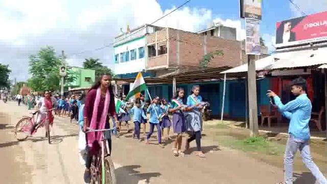 चांदन प्रखंड अंतर्गत सभी शैक्षणिक व गैर शैक्षणिक संस्थानों पर 15 अगस्त का 79 वां स्वतंत्रता दिवस पर दिया तिरंगे को सलामी