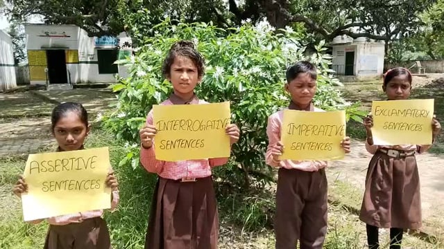 अमेठी संग्रामपुर मेप्रा वि खरेथूमे एबीएसए शंशाक मिश्र केनिर्देशनमें शिक्षकखेल खेल में अंग्रेजी संस्कृत छात्रो को सिखाया 